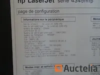 Printer op wielen hp laserjet serie 4345 mfp q3944a - afbeelding 11 van  14