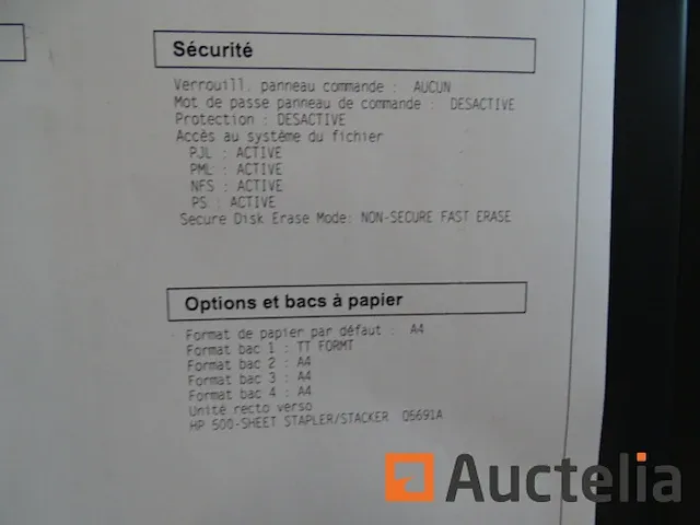 Printer op wielen hp laserjet serie 4345 mfp q3944a - afbeelding 12 van  14