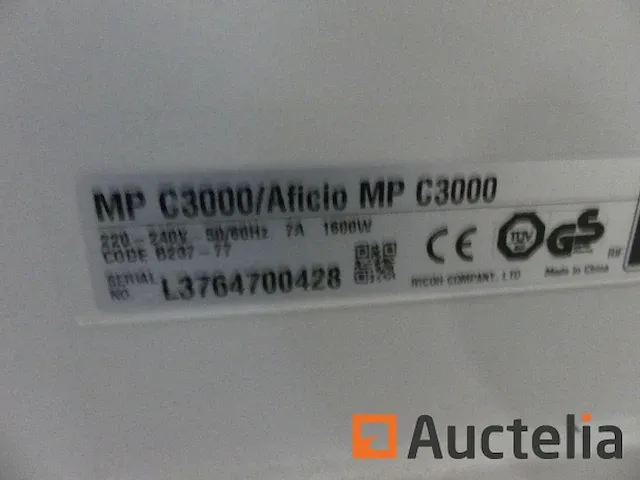 Printers ricoh aficio mp c3000 - afbeelding 2 van  19