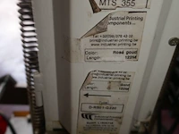 Printpress foliedrukmachine quingdao wt - mts 355 - afbeelding 3 van  9