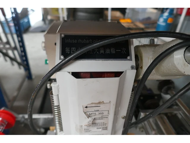 Printpress foliedrukmachine quingdao wt - mts 355 - afbeelding 9 van  9