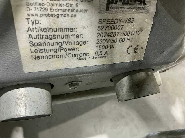 Probst speedy vs2 / vs-s 75 tegeltiller - afbeelding 6 van  6