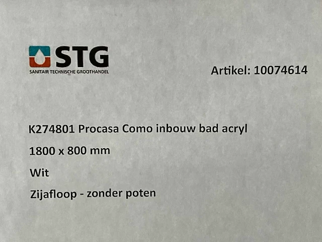 Procasa como inbouw-bad - afbeelding 3 van  3