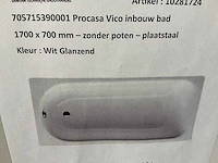 Procasa vico plaatstalen badkuip - afbeelding 4 van  4