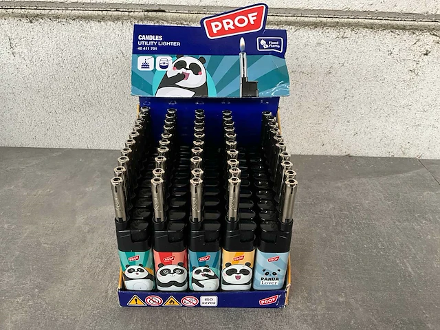 Prof diverse gas aanstekers (298x) - afbeelding 2 van  9