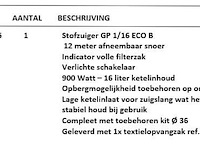 Prof. stofzuiger gp1 / 16 eco b