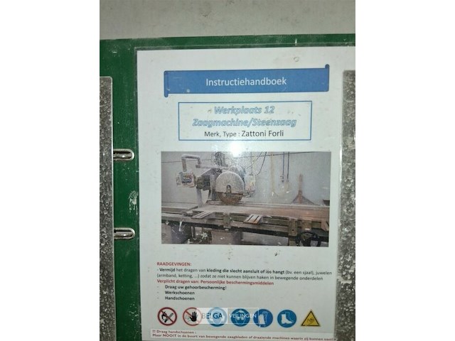 Profesionele steenzaag zattoni forli - afbeelding 6 van  10