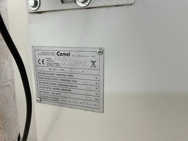 Professionele comel br/a/s strijkplank - afbeelding 2 van  8