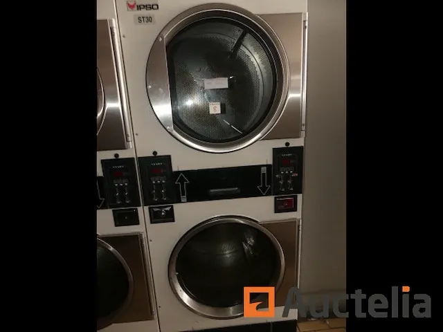 Professionele droger dubbel 2 x 30 kg met muntautomaten stukken ipso st30 - afbeelding 6 van  11