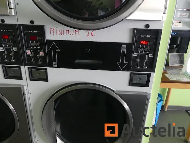 Professionele dubbele gasdroger met ipso dr335 muntmechanisme - afbeelding 9 van  15