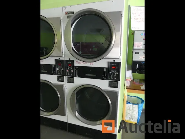 Professionele dubbele gasdroger met ipso dr335 muntmechanisme - afbeelding 8 van  15