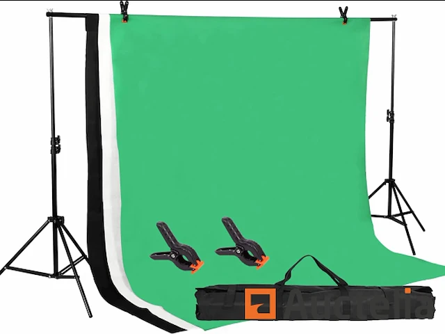 Professionele fotostudio kit met standaard 2 x 3 m - afbeelding 5 van  7