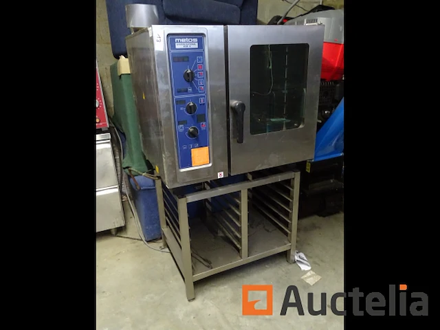 Professionele gasoven op steun roestvrij staal hackman-metos hcm 6g - afbeelding 1 van  14