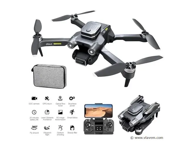 Professionele gps drone met 4k hd - afbeelding 4 van  11