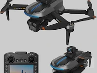 Professionele gps drone met 8k hd 3x camera video 4k 5g verbinding met obstacle avoidance - zwart, met big screen - afbeelding 1 van  23