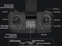 Professionele gps drone met 8k hd 3x camera video 4k 5g verbinding met obstacle avoidance - zwart, met big screen. - afbeelding 4 van  21