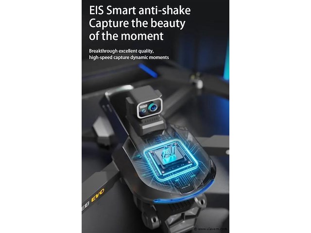 Professionele gps drone met 8k hd 3x camera video 4k 5g verbinding met obstacle avoidance - zwart, met big screen. - afbeelding 8 van  21