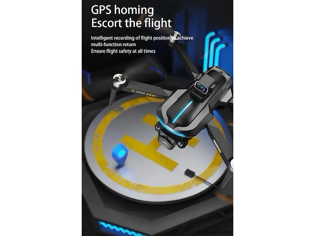 Professionele gps drone met 8k hd 3x camera video 4k 5g verbinding met obstacle avoidance - zwart - afbeelding 15 van  21