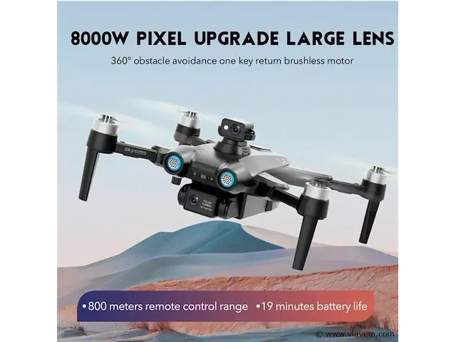 Professionele gps drone met 8k hd camera 4k - afbeelding 6 van  14