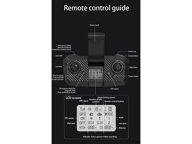 Professionele gps drone met 8k hd camera - afbeelding 5 van  21