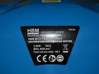 Professionele grondboor hbm met benzinemotor 58cc met 3 boren - afbeelding 7 van  8