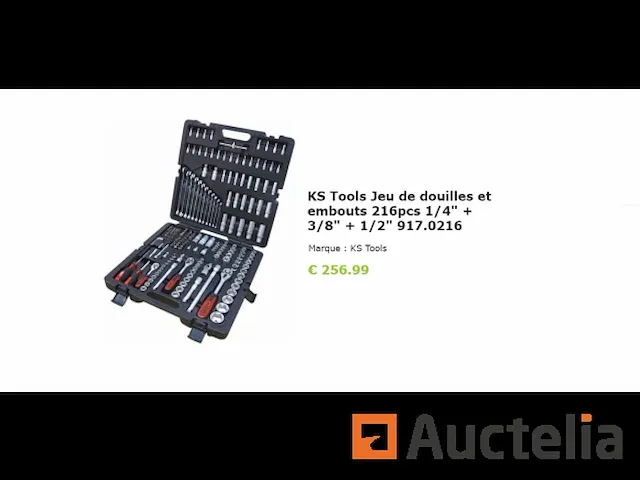 Professionele handgereedschap case 216pcs ks tools 917.0216 - afbeelding 1 van  11