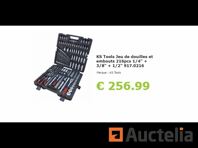 Professionele handgereedschap case 216pcs ks tools 917.0216 - afbeelding 1 van  11