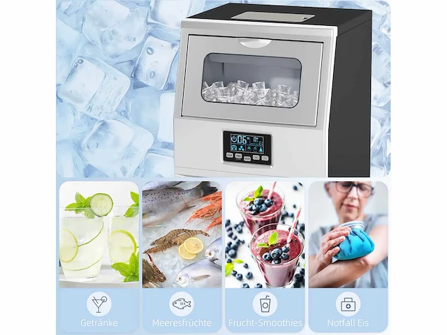 Professionele ijsblokjesmachine - 3,5 l - afbeelding 4 van  16
