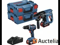 Professionele kit 18v bosch professional boormachine-schroefmachine draadloos + - afbeelding 1 van  4