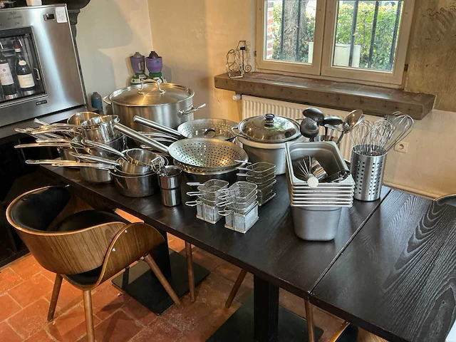 Professionele kookpotten-en pannen, inox bakken, ….. - afbeelding 2 van  3