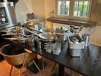 Professionele kookpotten-en pannen, inox bakken, ….. - afbeelding 3 van  3