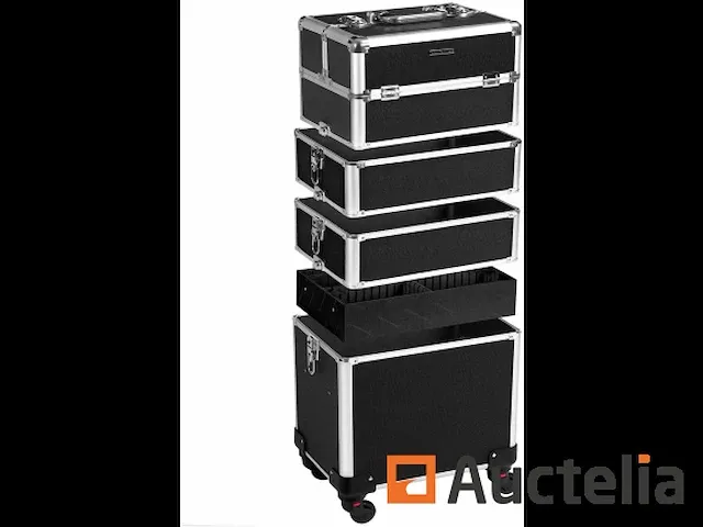 Professionele make-up borst, 4in1 make-up koffer - afbeelding 4 van  9