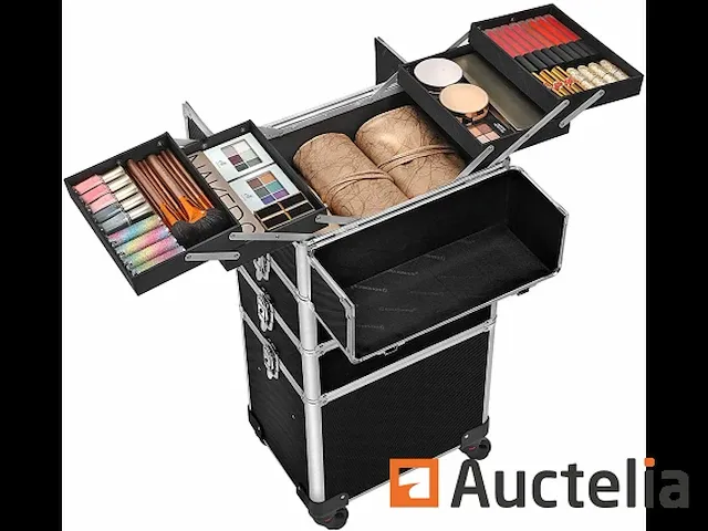 Professionele make-up borst, 4in1 make-up koffer - afbeelding 5 van  9