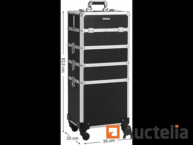 Professionele make-up borst, 4in1 make-up koffer - afbeelding 9 van  9