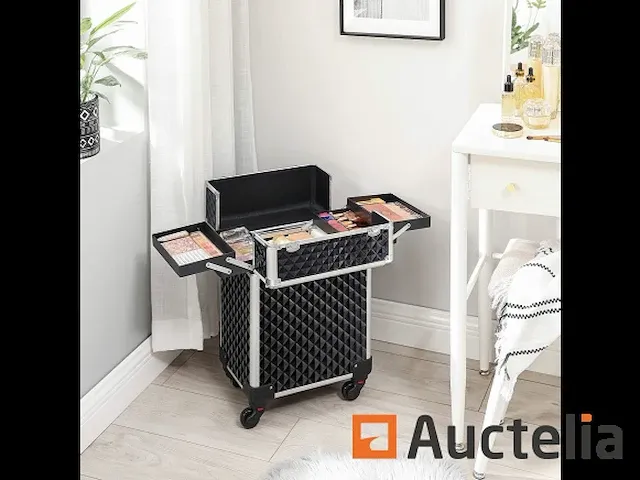 Professionele make-up koffer, cosmetische case - afbeelding 1 van  8