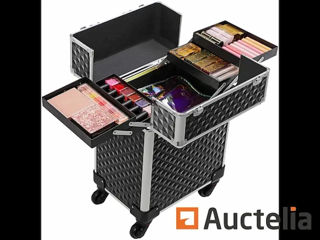 Professionele make-up koffer, cosmetische case - afbeelding 4 van  8