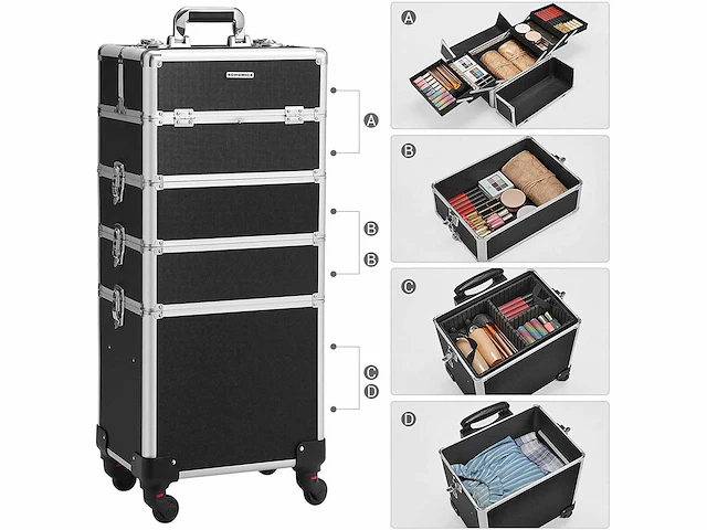Professionele make-upkist - 4 in 1 - afbeelding 2 van  10