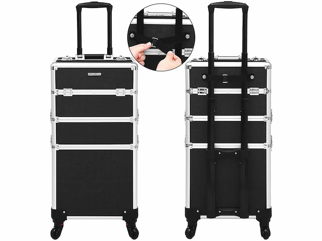 Professionele make-upkist, 3in1 make-upkoffer - afbeelding 7 van  22