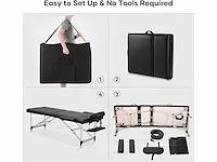 Professionele massagetafel draagbaar massagebed - afbeelding 6 van  8