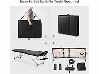 Professionele massagetafel draagbaar massagebed - afbeelding 6 van  8