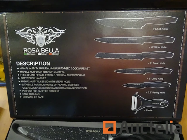 Professionele messenset rosa bella - afbeelding 3 van  4