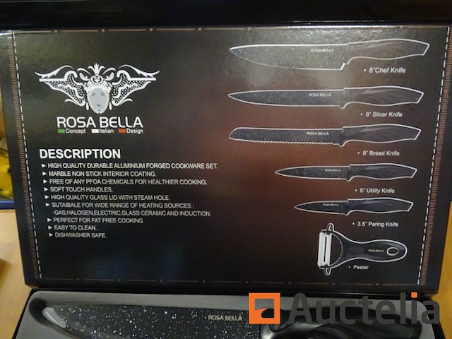 Professionele messenset rosa bella - afbeelding 3 van  4