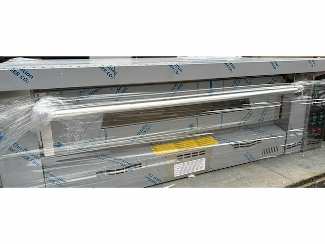 Professionele pizza oven ggm gastro op gas voor 9 pizza's van 34cm - afbeelding 3 van  7