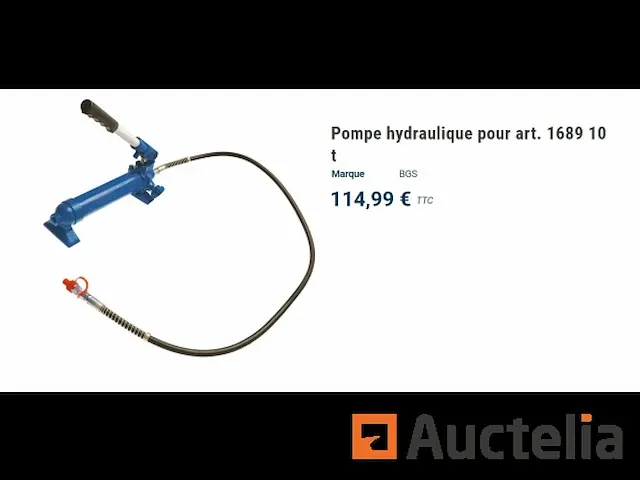 Professionele pomp hydraulisch 10 t bgs 1689 - afbeelding 1 van  6