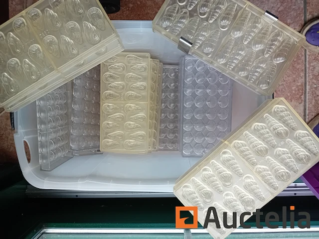Professionele pralinevormen (55 stuks) - afbeelding 6 van  9