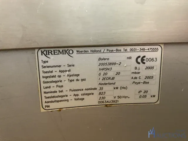 Professionele rvs gasfriteuse kiremco - afbeelding 12 van  12