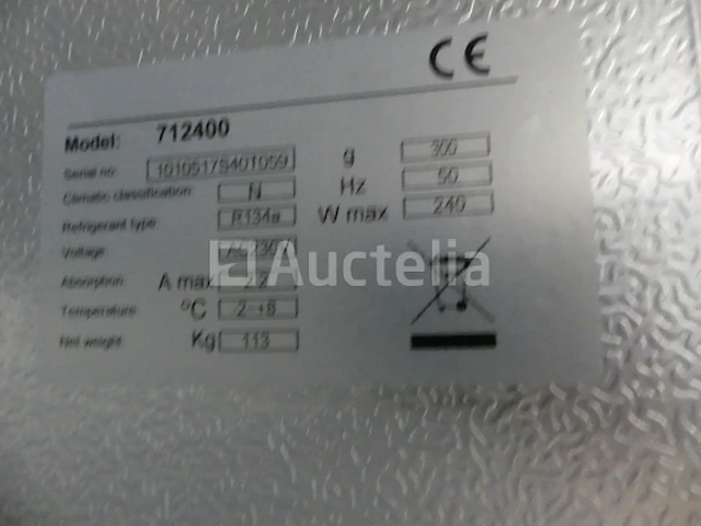 Professionele rvs koelkast 712400 - afbeelding 2 van  3