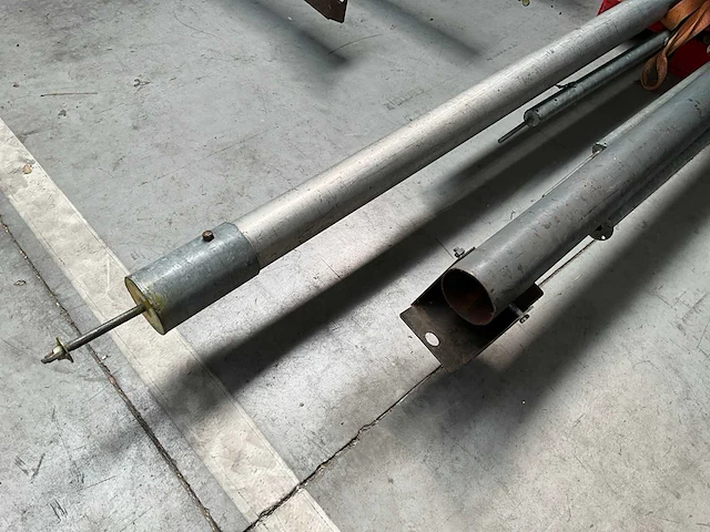 Professionele sheltertent 10x10 meter inclusief zeildoek, palen, spanbanden, piketten - afbeelding 3 van  7