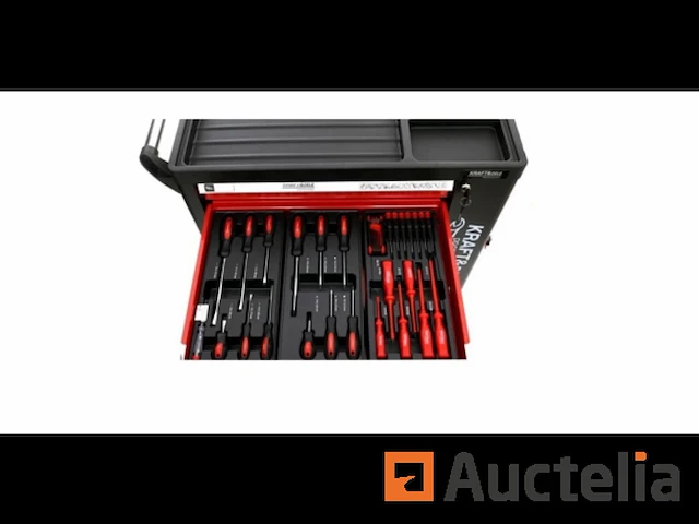 Professionele werkplaatswagen met 263 gereedschappen kraft&dele kd362 - afbeelding 2 van  5