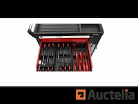 Professionele werkplaatswagen met 263 gereedschappen kraft&dele kd362 - afbeelding 2 van  5